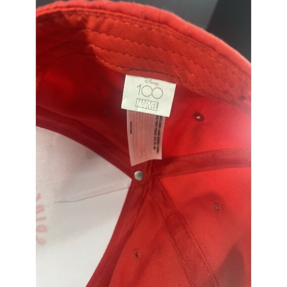 Marvel Spider-Man Red & White Youth Snapback Hat Adjustable Fit - Picture 5 of 7